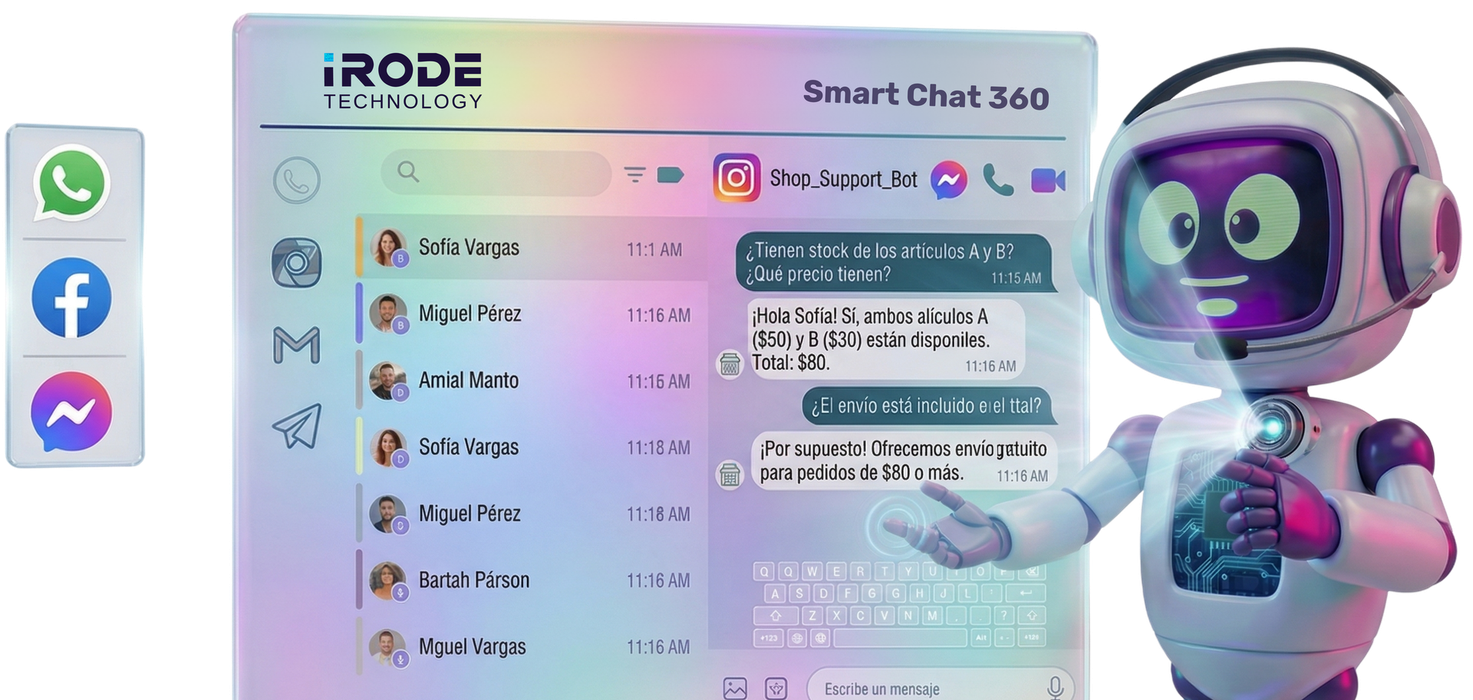 Integración Omnicanal Odoo 360 iRODE