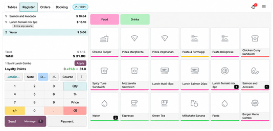 Interfaz de Punto de Venta de Odoo